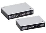 MEAN WELL RQB40W12 & RQB150W3 DC-DC Converters