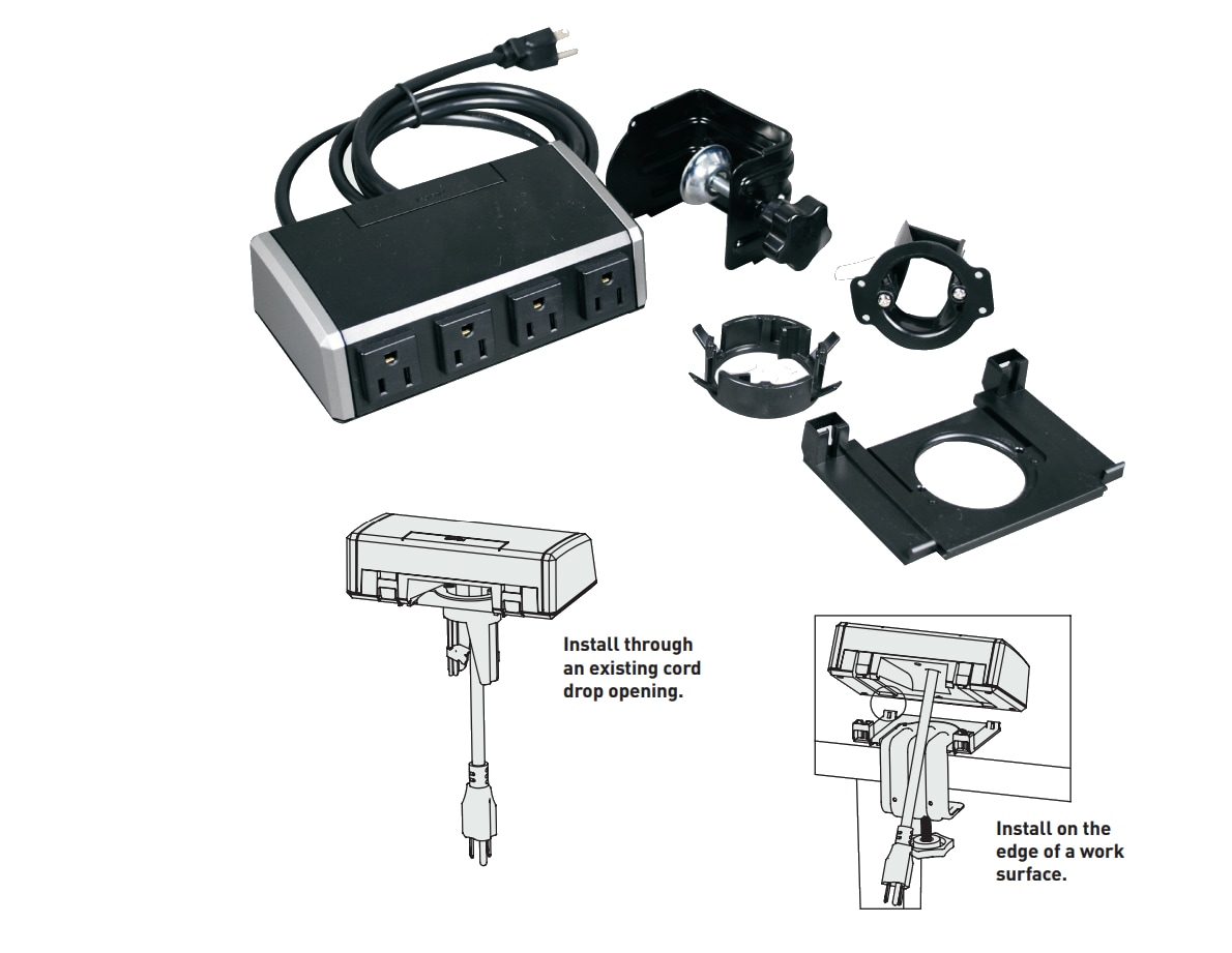 Wiremold WSC400-S Desktop Power Center