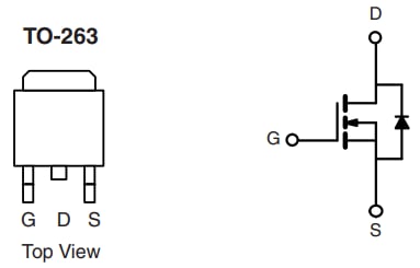 Vishay / Siliconix SQM120N04-1m7L 40V Automotive MOSFET