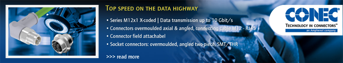Amphenol CONEC M12 X-Coded Connectors