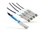 Amphenol Cables on Demand 100G QSFP28 to 4x SFP28 Splitter Cables