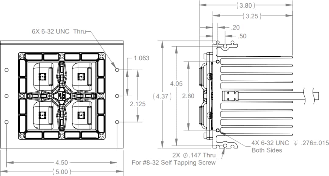 Mechanical Drawing - New Energy LED MOD BLOCKS