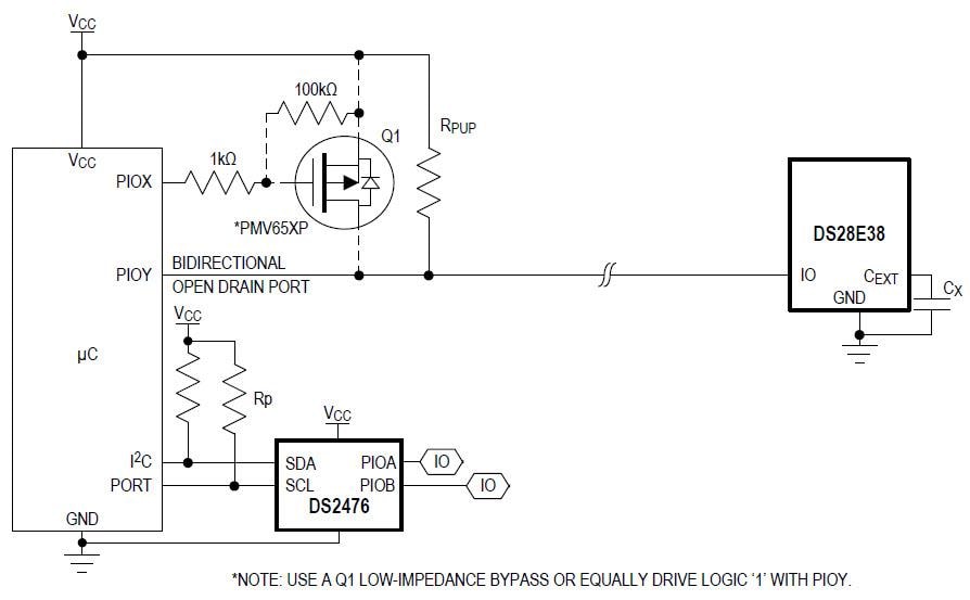應用電路圖 - Analog Devices / Maxim Integrated DS28E38 DeepCover®安全ECDSA驗證器