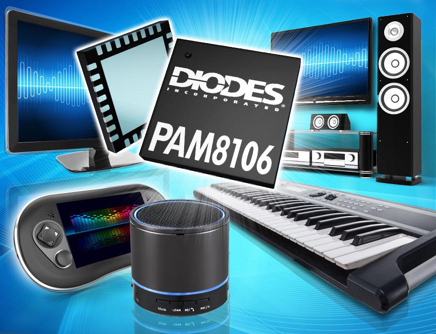 Diodes Incorporated PAM8106 10W Audio Amplifier