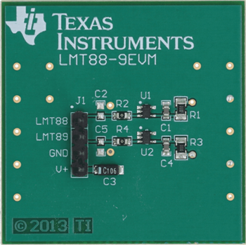 Mechanical Drawing - Texas Instruments LMT8x Evaluation Modules