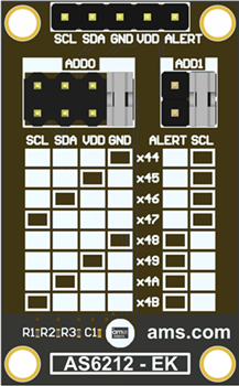 Chart - ams OSRAM AS621x Evaluation Kits