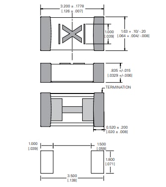 圖表 - Littelfuse 符合AECQ標準的440A 1206系列保險絲