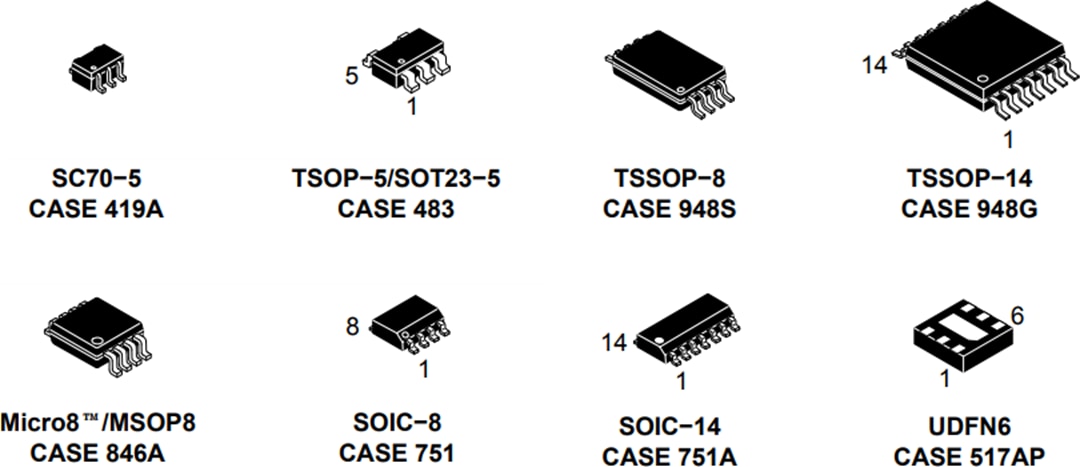 機械製圖 - onsemi NCx2008x運算放大器