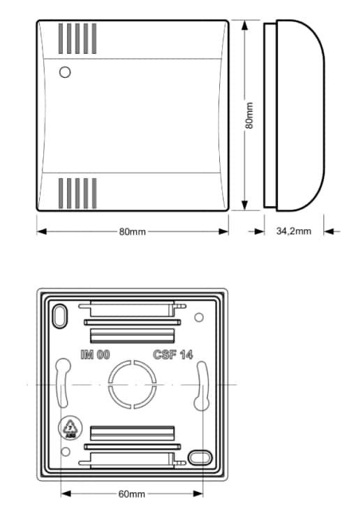 Mechanical Drawing - Sfera Labs Exo Sense Py