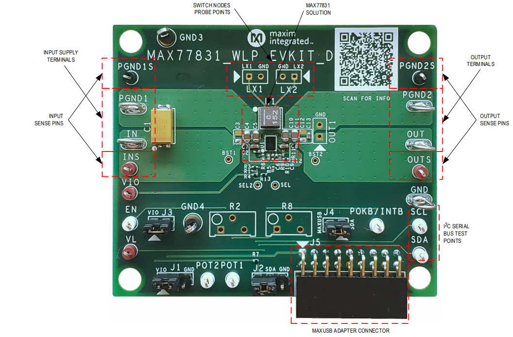 Analog Devices Inc. MAX77831WEVKIT Evaluation Kit