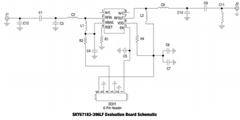 Schematic - Skyworks Solutions Inc. SKY6718x-396EK Evaluation Kits