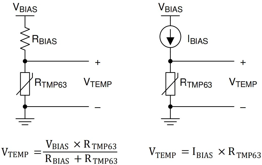 Block Diagram - Texas Instruments TMP63/TMP63-Q1 Linear Thermistors
