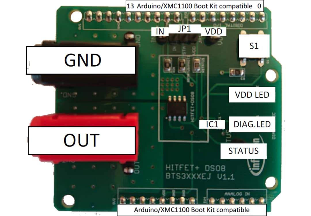 Infineon Technologies BTS3011TE Demonstration Board