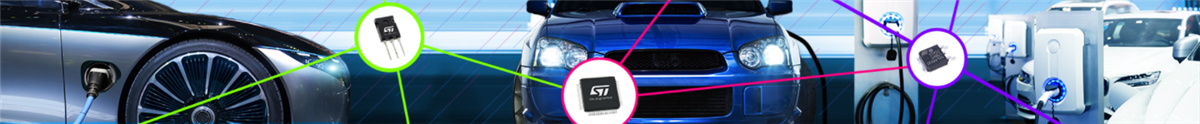 STMicroelectronics Automotive-Grade Silicon Carbide Power MOSFETs