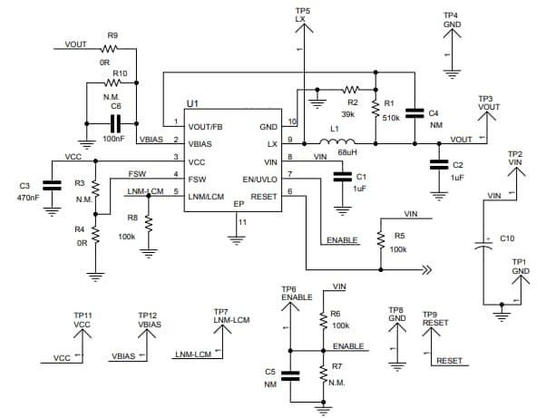 Schematic - STMicroelectronics STEVAL-L7983ADJ Evaluation Boards