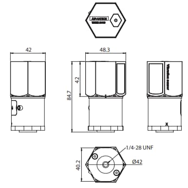 機械製圖 - Advantech WISE-2410 LoRaWAN無線感測器