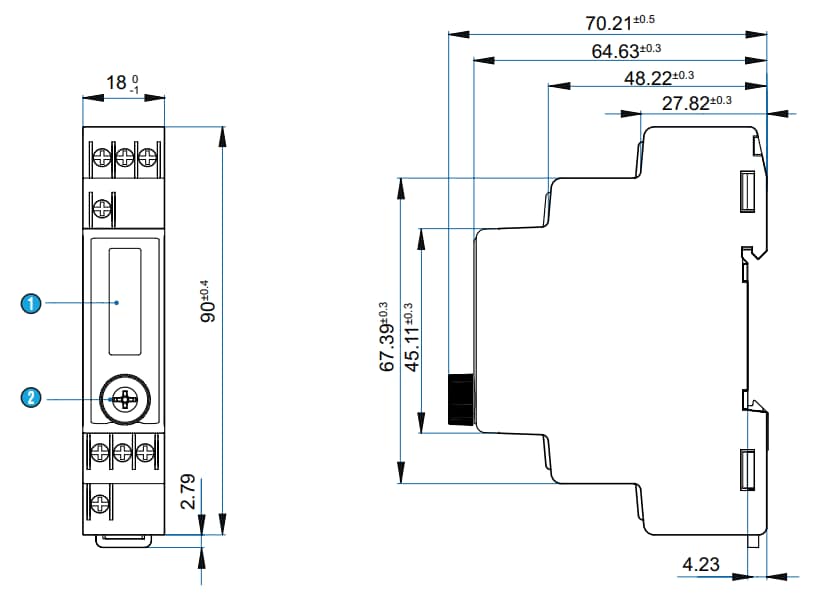 Crouzet Syr-Line通用數位計時器
