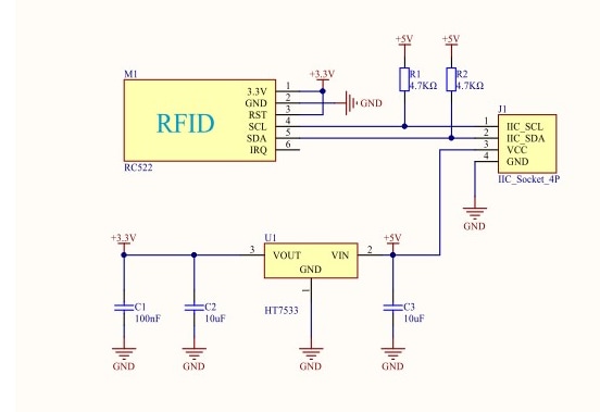 Schematic - M5Stack Mini RFID Unit