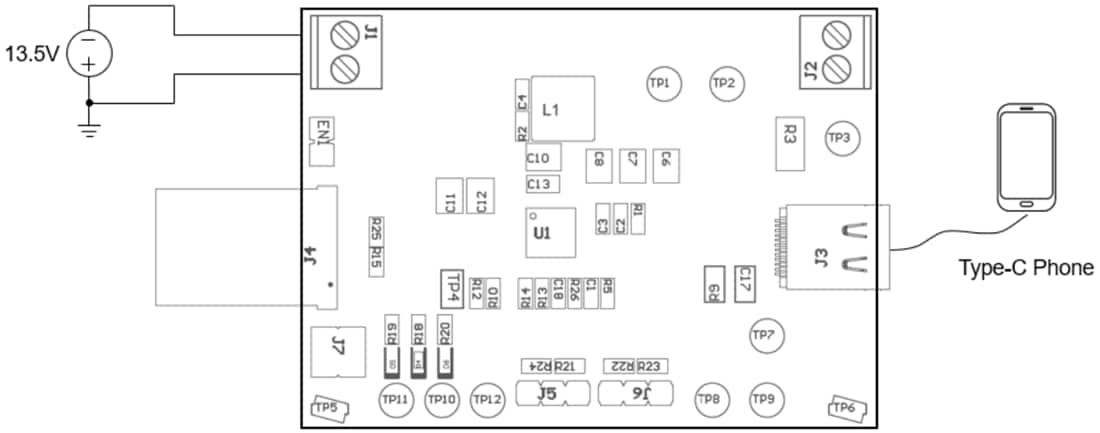 Mechanical Drawing - Texas Instruments TPS2583xAQ1EVM-147 Controller Evaluation Module