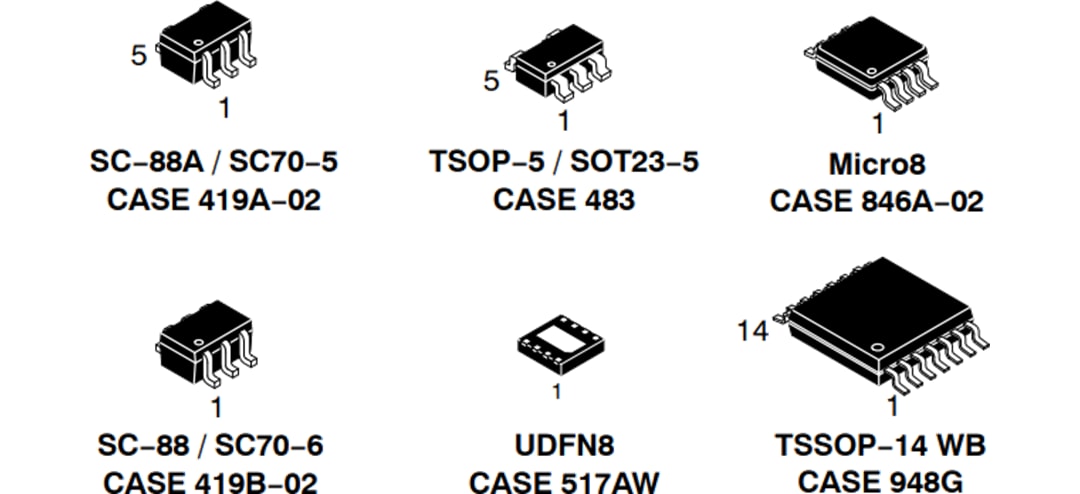 機械製圖 - onsemi NCS2180x精密運算放大器