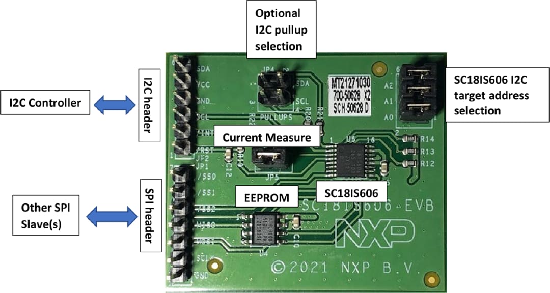 NXP Semiconductors SC18IS606-EVB Evaluation Board