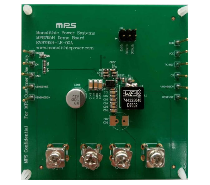 Monolithic Power Systems (MPS) EV8795H-LE-00A Evaluation Board