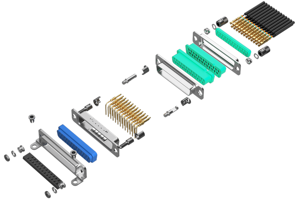 Positronic MACH-D D-Sub Connectors