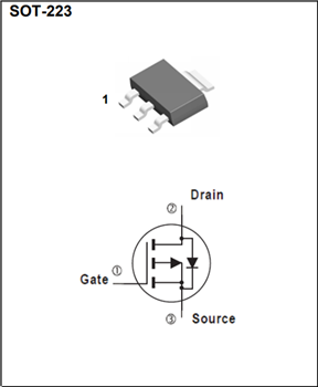 Mechanical Drawing - PANJIT 60V P-Channel Enhancement Mode MOSFETs