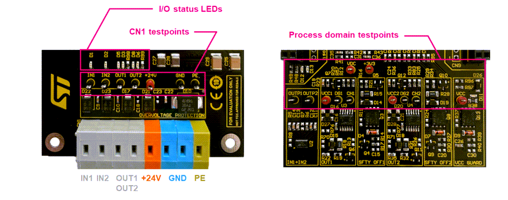 STMicroelectronics STEVAL-FSM01M1 Digital I/O Expansion Board
