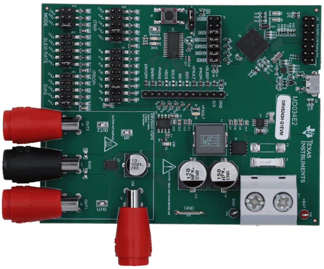Mechanical Drawing - Texas Instruments DRV8243H-Q1EVM Driver Evaluation Module (EVM)