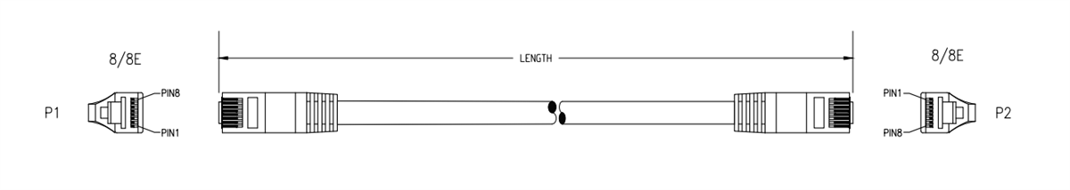 Bel Cat6a Patch Cables