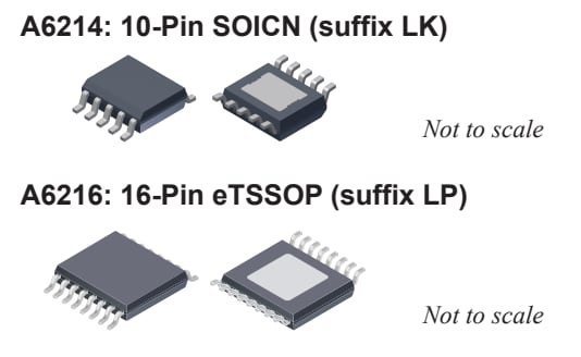 Allegro MicroSystems A6214 & A6216 Auto PWM Dimmable LED Drivers