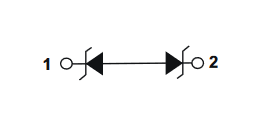 Block Diagram - Littelfuse SC24COM-01ETG 24V Bidirectional Discrete TVS Diode