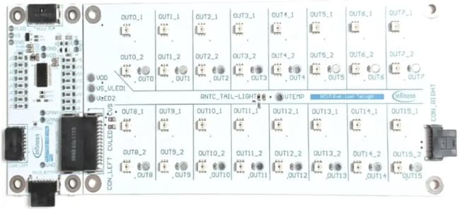 Infineon Technologies TLD7002 LED開發工具