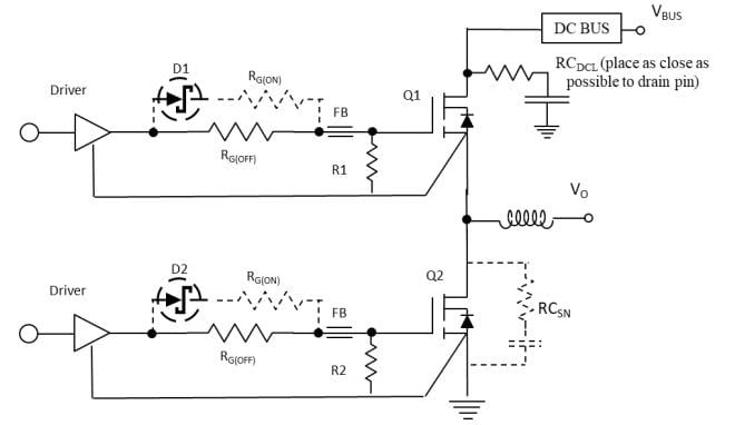 Schematic - Renesas Electronics TP65H070G4RS 650V SuperGaN® FET in TOLT
