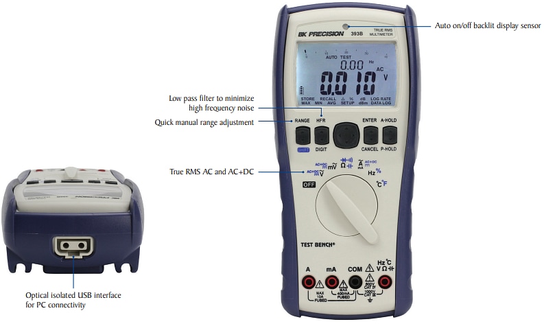 B&K Precision 390B & 394B Multimeters