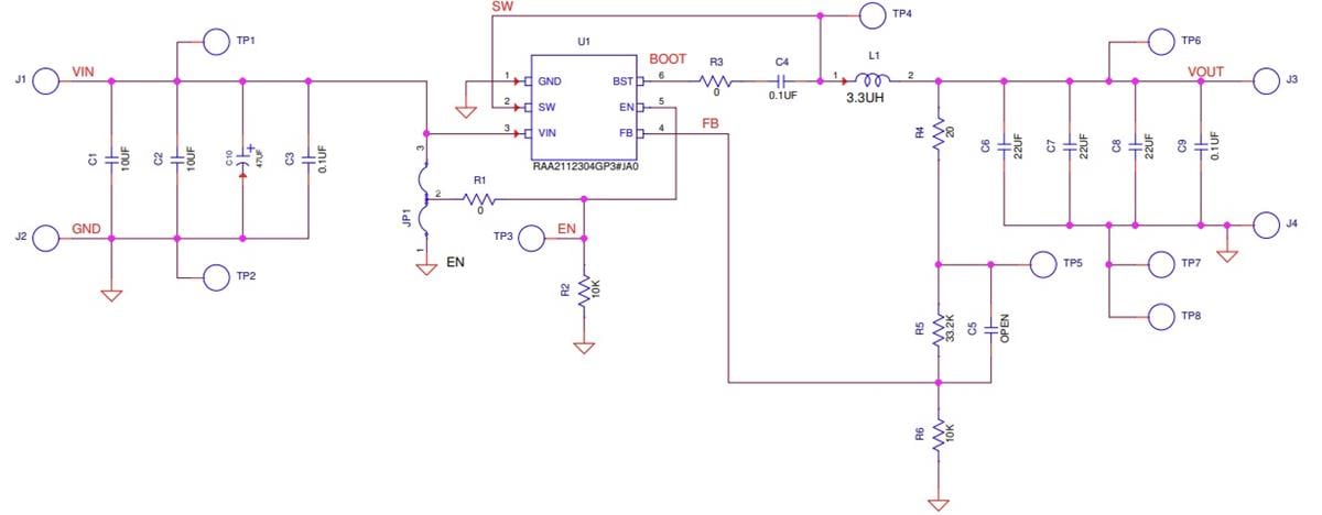 Schematic - Renesas Electronics RTKA211230DE0020BU Evaluation Board