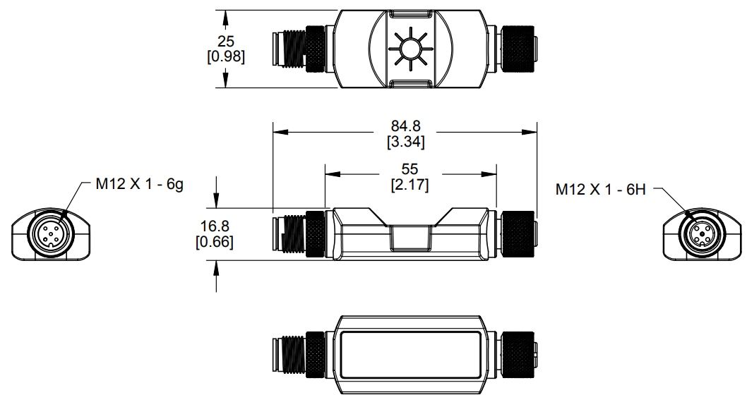 Banner Engineering LC25T In-Line Touch Switch