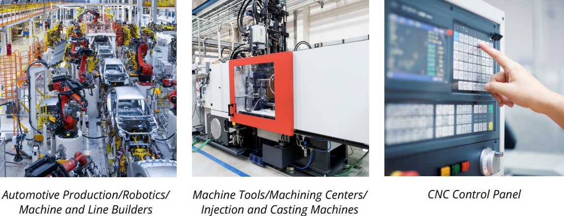 Molex Brad M12 電源 L 代碼連接器系統