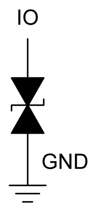 Block Diagram - Texas Instruments ESD851/ESD851-Q1 ESD Protection Diode