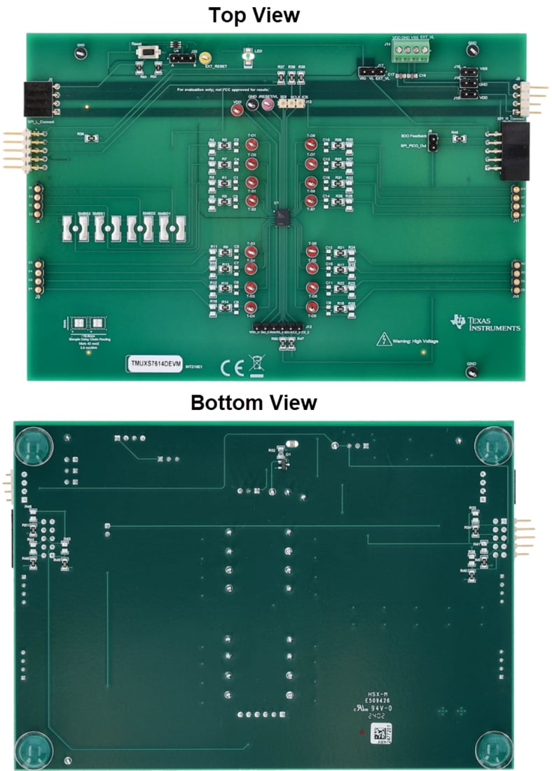 Location Circuit - Texas Instruments TMUXS7614DEVM Switch Evaluation Module (EVM)