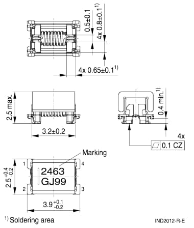 EPCOS / TDK ADF32T Data & Signal Line Chokes