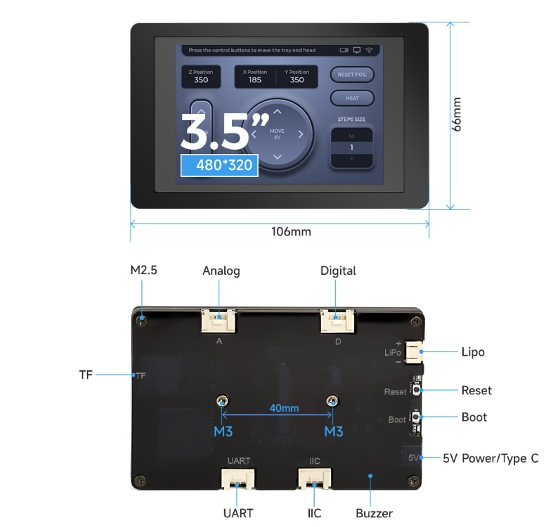 Elecrow CrowPanel ESP32 Terminal RGB Display