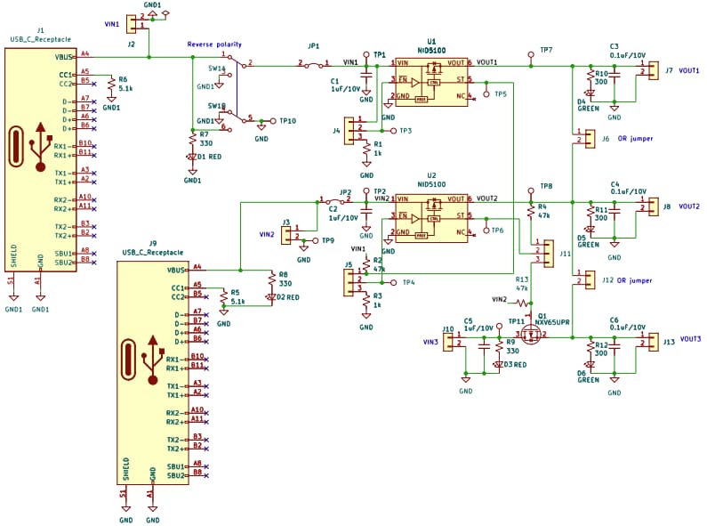 Schematic - Nexperia NEVB-NID5100 Evaluation Board