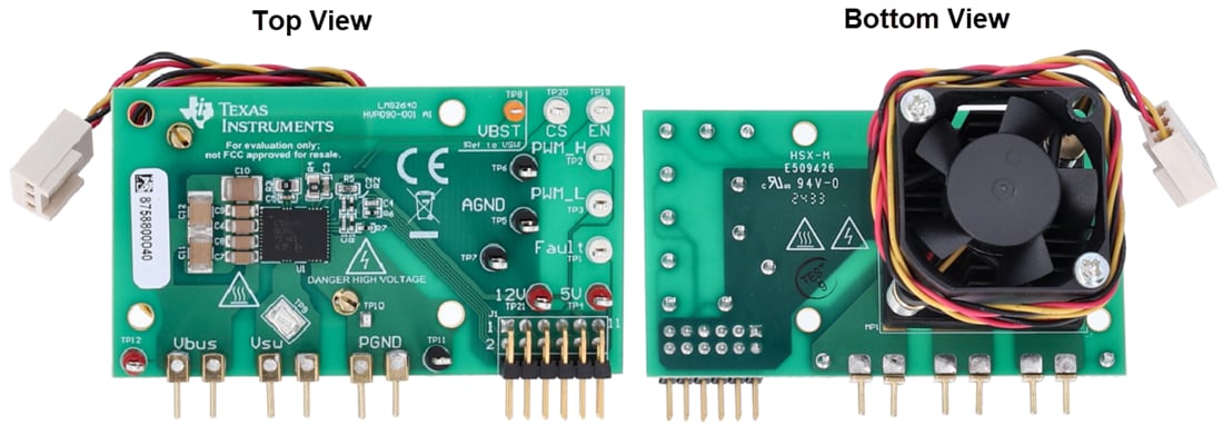 Mechanical Drawing - Texas Instruments LMG2640EVM-090 Daughter Card Evaluation Module