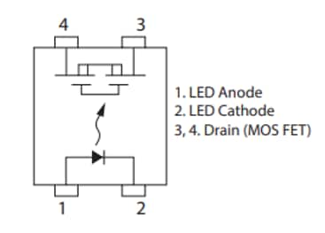 Schematic - Coto Technology CotoMOS® C2x High-Current MOSFET Relays