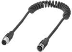 Phoenix Contact M12 Coiled Cables