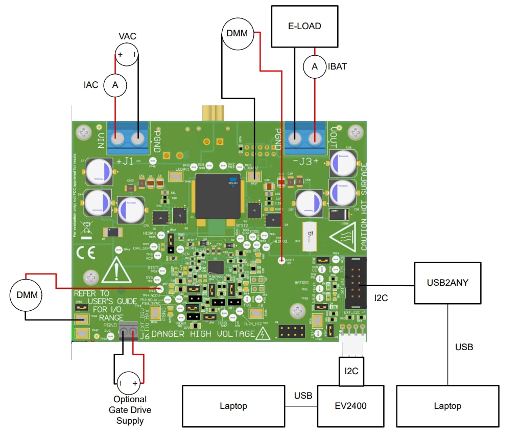 Location Circuit - Texas Instruments BQ25858-Q1EVM Evaluation Module