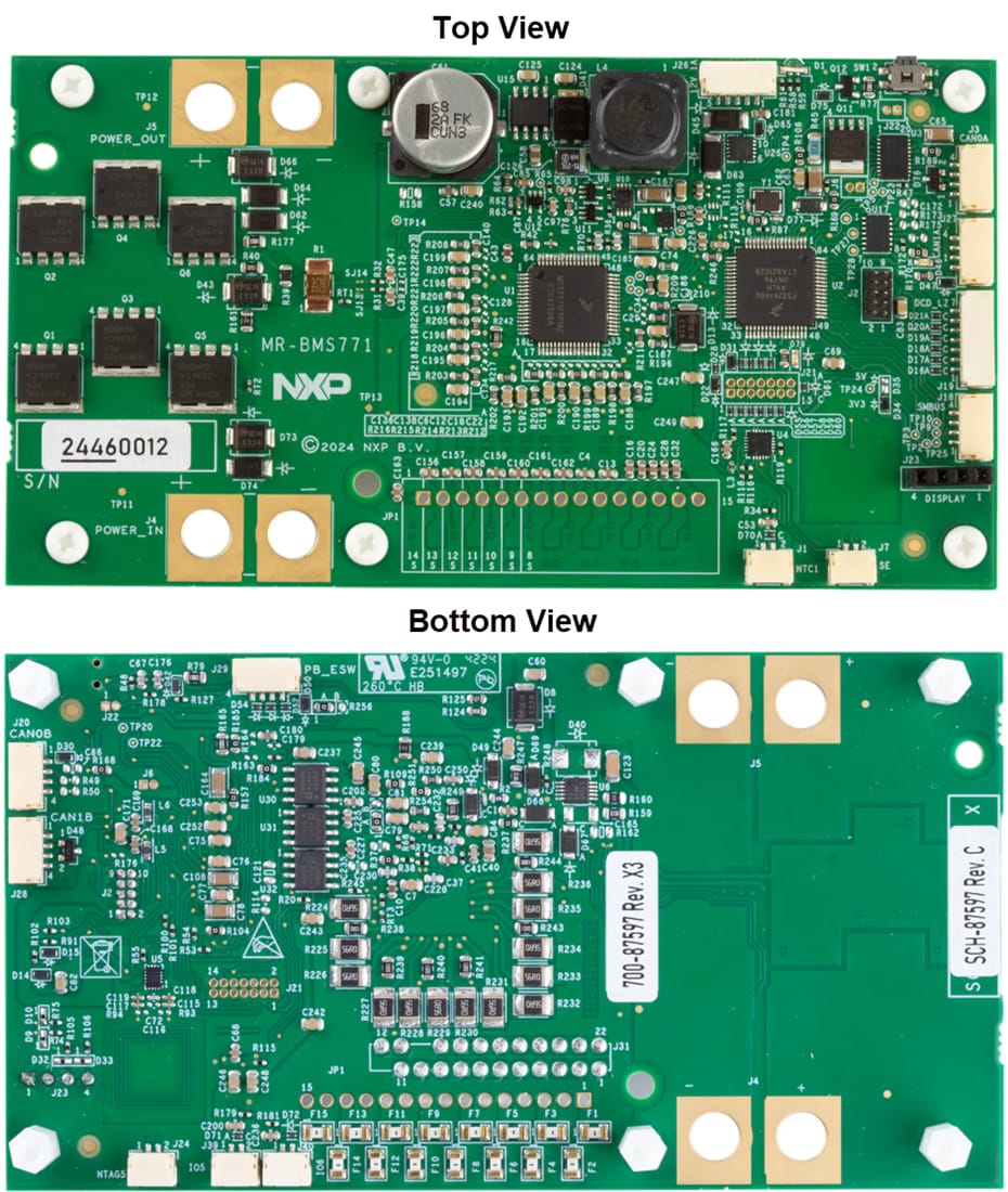 Mechanical Drawing - NXP Semiconductors MR-BMS771 Smart Battery Management System (BMS)