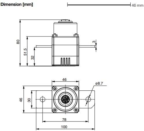 Mechanical Drawing - Schurter APO 1000V Pyro Fuse